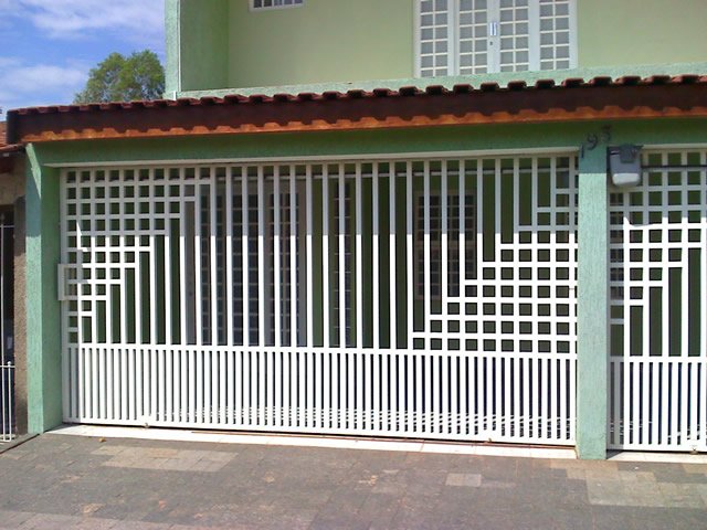 Portão automático basculante premium